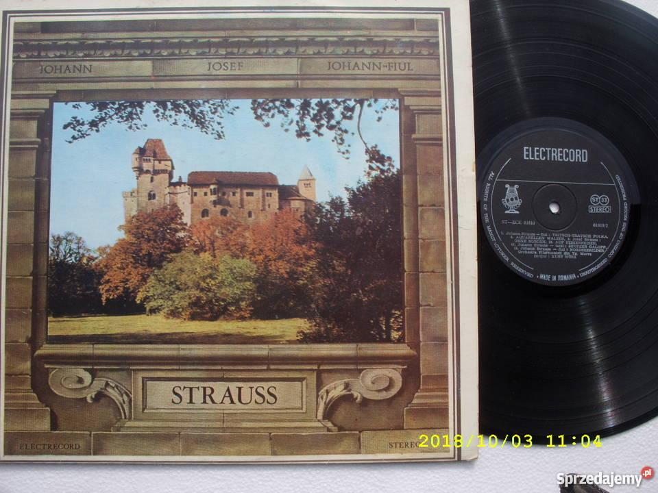 JOHANN JOSEF STRAUSS LP winyl płyta winylowa dolnośląskie Wołów