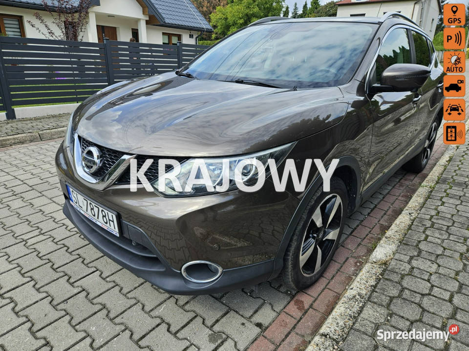 Nissan Qashqai Krajowy Kamery 360 Nawigacja centralny zamek śląskie