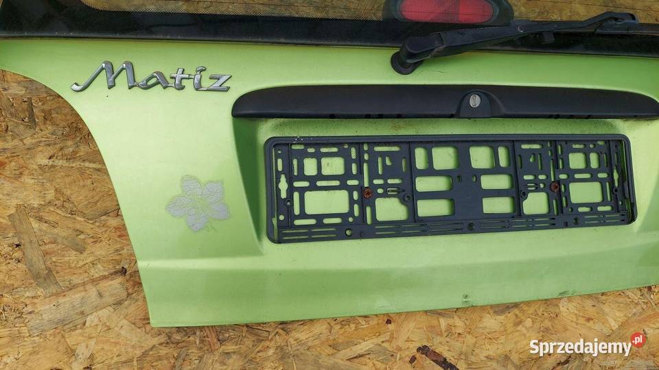TYLNA KLAPA BAGAŻNIKA TYŁ DAEWOO MATIZ LIFT Klapy bagażnika Rudziniec sprzedam