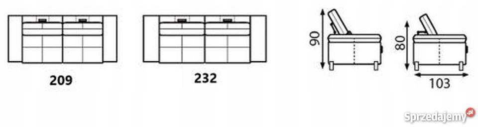 Wypoczynek Colorado Włoski Styl Czarna skóra Katowice