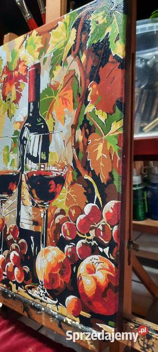 Obraz akryl sygnowany 17 bez ramy Warszawa sprzedam