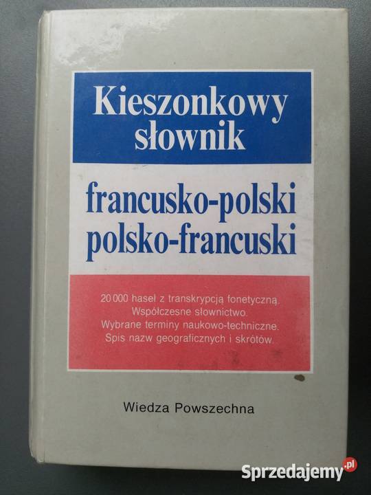 Kieszonkowy słownik francuskopolski Gdańsk