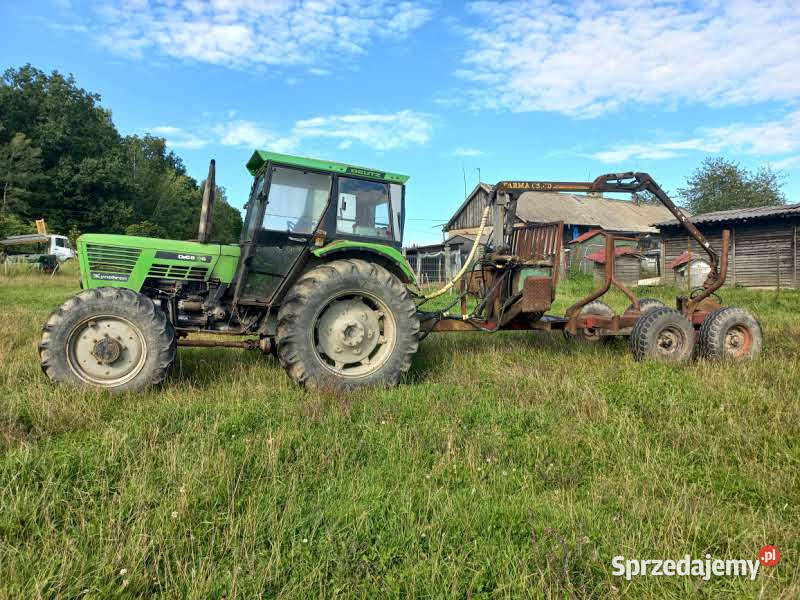 Zestaw zrywkowy ciągnik DEUTZ D 68 06 4x4 Worławki sprzedam