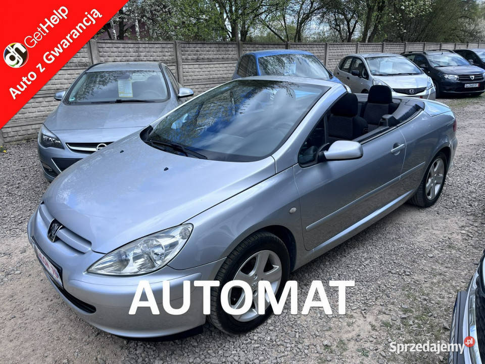 Peugeot 307 CC 20 Klima Alu El szyby KS Serw Bez isofix śląskie Częstochowa