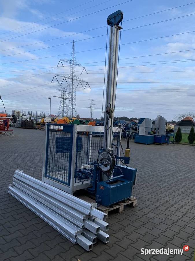 Winda budowlana wyciąg Steinweg Superlift 15 m pełny VAT wielkopolskie Poznań sprzedam