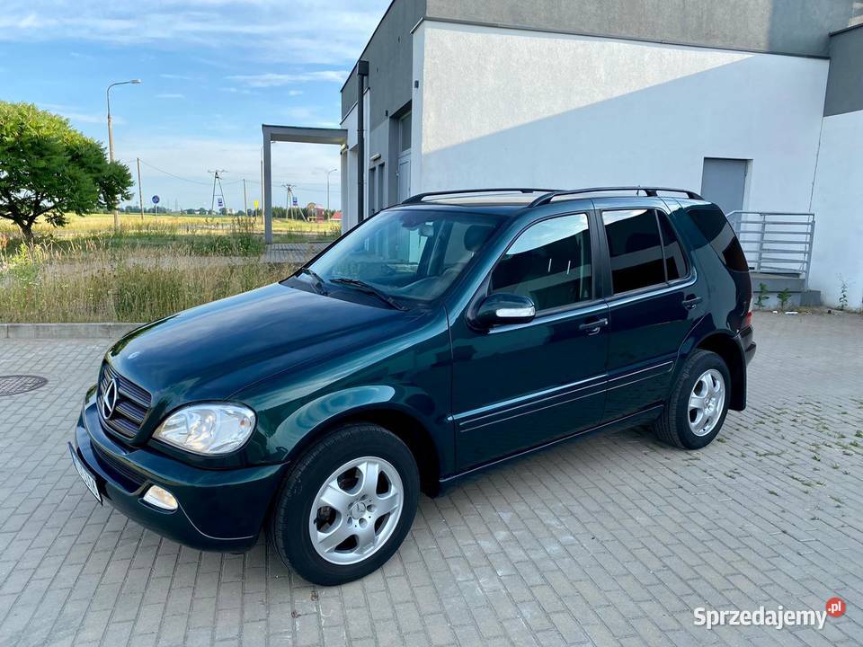 ŁADNY MERCEDES ML 27 CDI 163 MANUAL zielony Kutno sprzedam