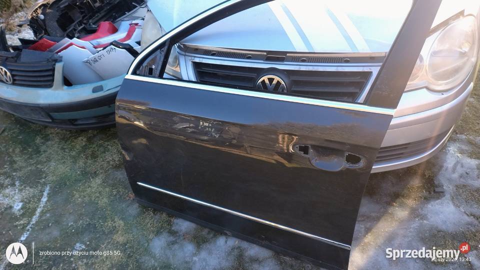 Drzwi lewe przednie Volkswagen Passat B6 lakier Lubin sprzedam