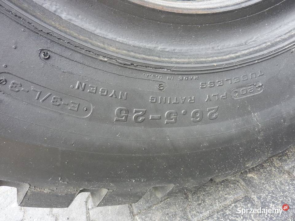 Opona używana przemysłowa 26525 265R25 GENERAL Zaścianki