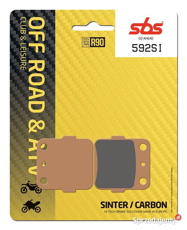 Klocki hamulcowe SBS 592SI YAMAHA YFZ 450 S 0405 Trzciel sprzedam