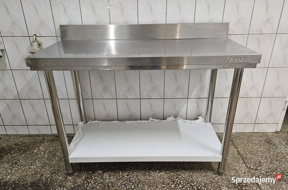 Stół gastronomiczny z dolną półką 120 x 60 Pszczyna