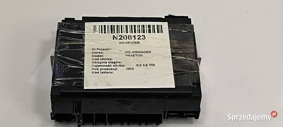 KOMPUTER VOLKSWAGEN PHAETON 7L6937049AF Lipno