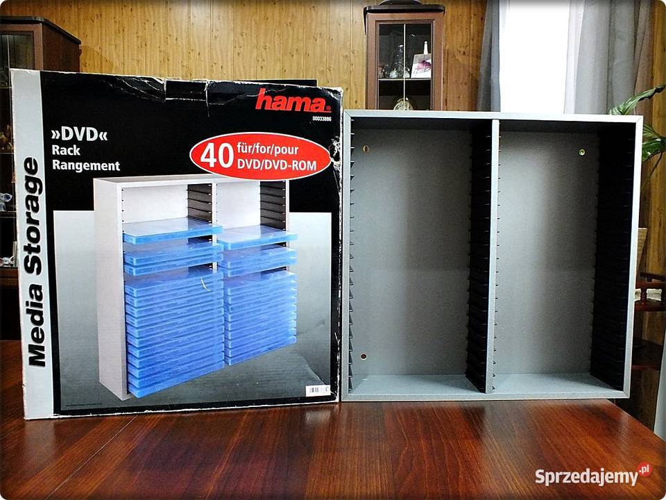 Półka ścienna HAMA na płyty DVD 40 Pojemnik