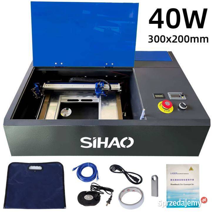 laserowy CO2 Laser k40 3020 40W ulepszony śląskie Czechowice-Dziedzice