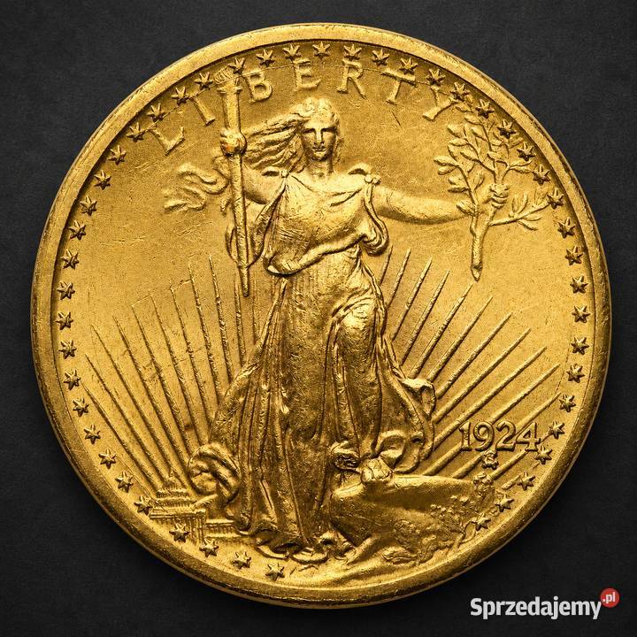 20 Dolarów USA SaintGaudens Double Eagle 1924 Pruszków