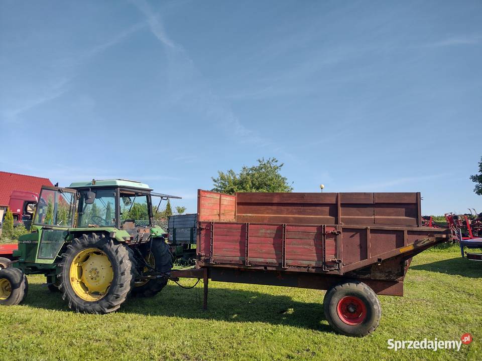 Przyczepa rolnicza Tim jednoosiowa wysokiego Sośno