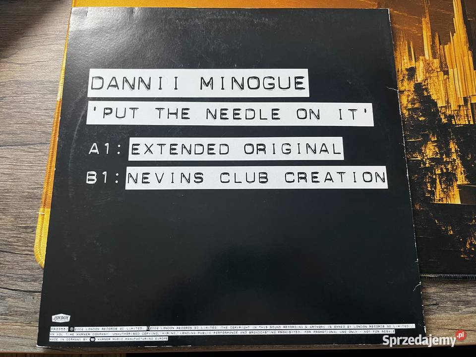 Dannii Minogue Put The Needle On It House Błażejowice