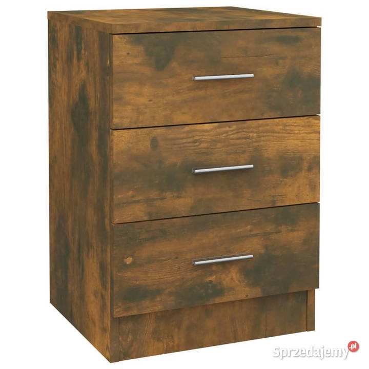 Szafki nocne 2 przydymiony dąb 38x35x56 WM815322 Nocne sprzedam