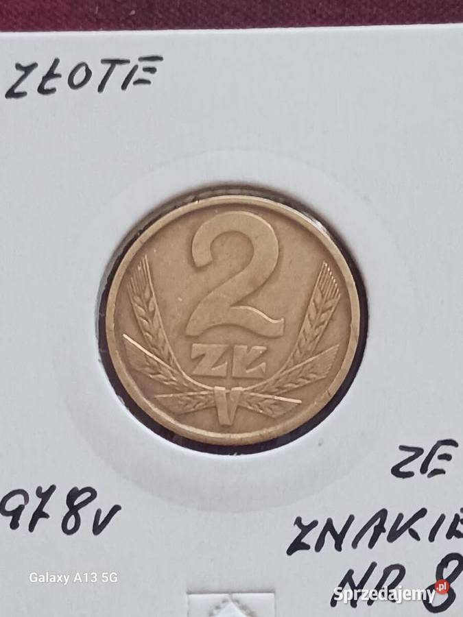2 złote 1978 r ze znakiem mennicy8 najniższy Konin