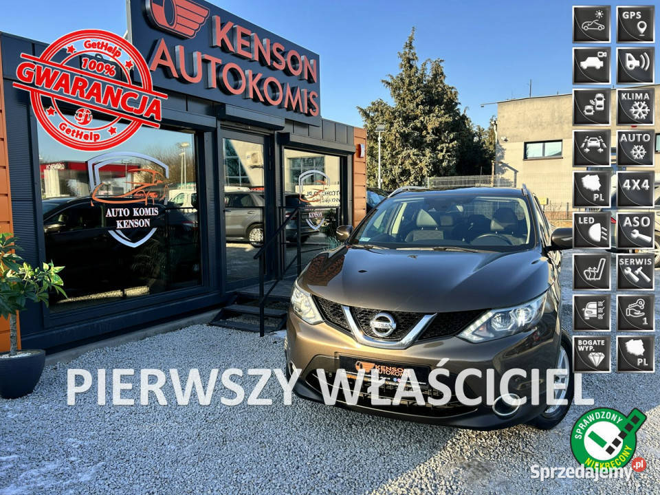 Nissan Qashqai 4x4 Salon 1Wł Bezwypadek HAK garażowany Bydgoszcz