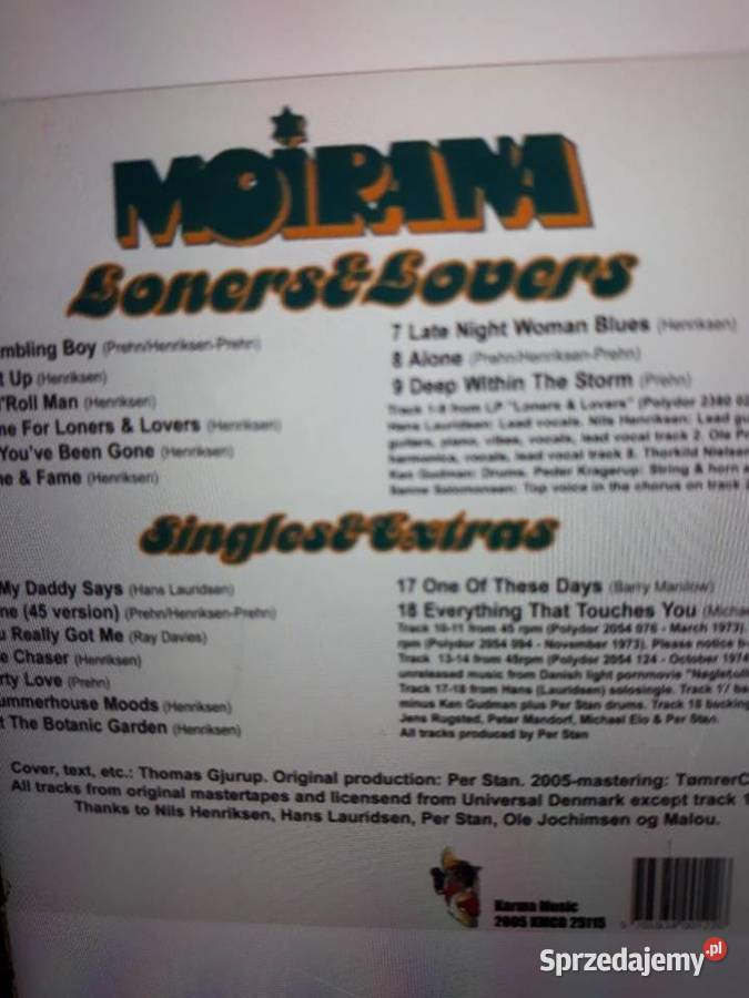 Archiwum duńskiego prog rocka MOIRANALoners 1974 podkarpackie Rzeszów