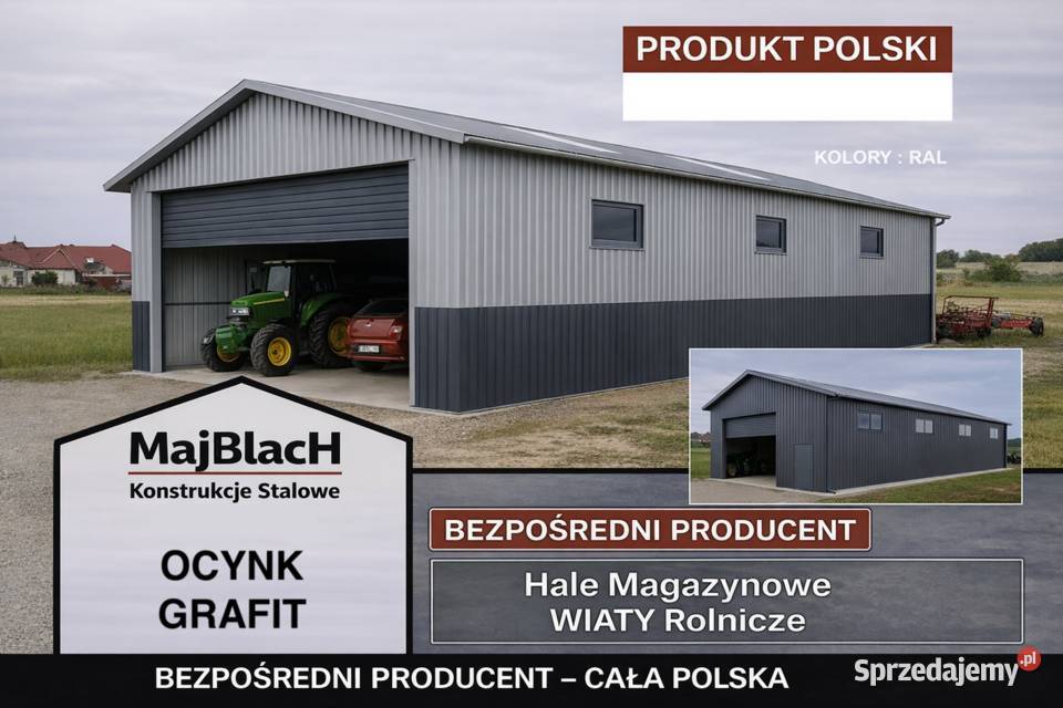 PRODUCENT Wiat Hal Garaży Blaszanych Montaż łódzkie Opoczno