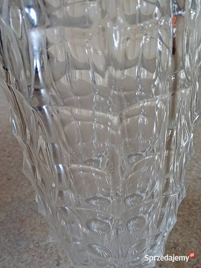 vintage wazon szkło Porcelana i szkło Nowy Targ