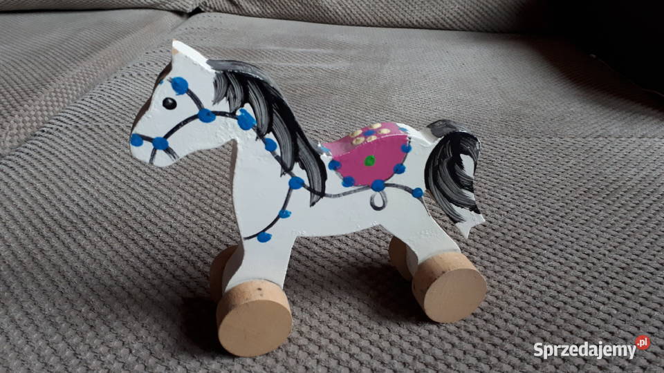 konik drewniany malowany Kraków