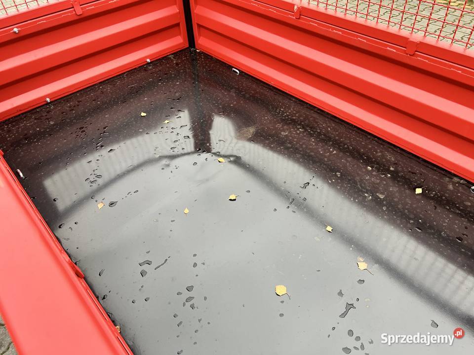 Przyczepa jednoosiowa 15T z kiprem nieuszkodzony