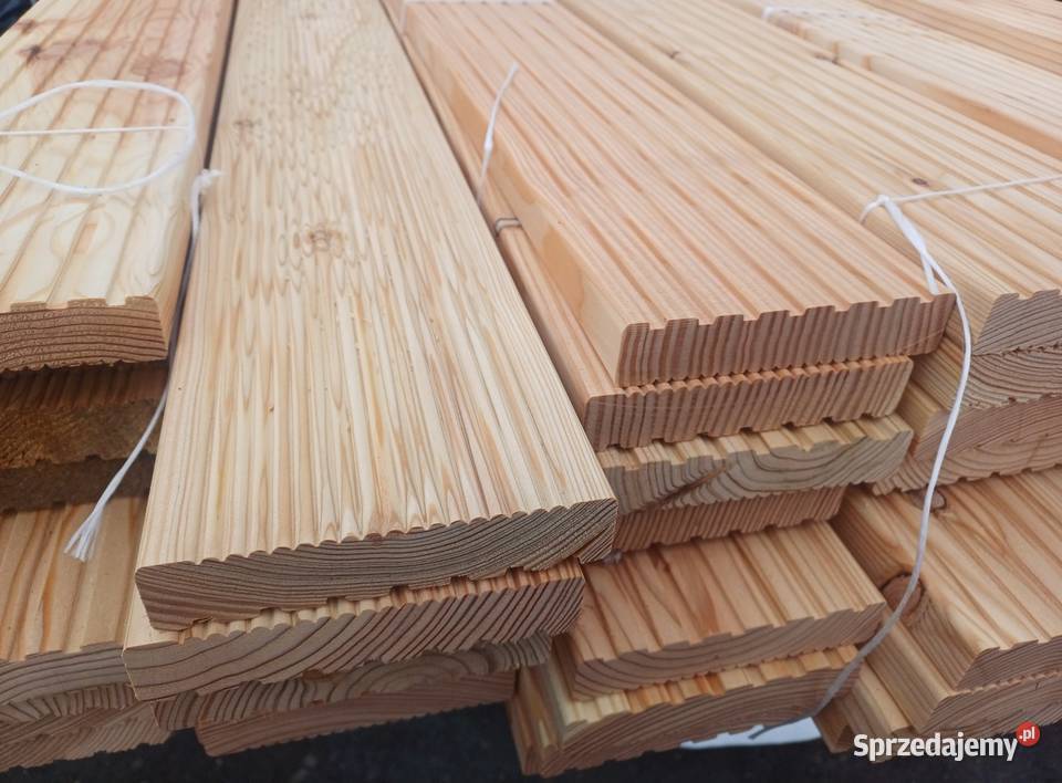 Deska tarasowa heblowana elewacyjna podłogowa Kolbuszowa