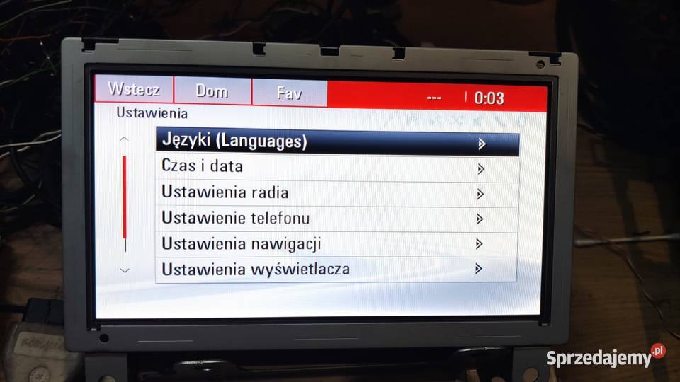 Ekran wyświetlacz radia Mokka A X 42353388 Bytom