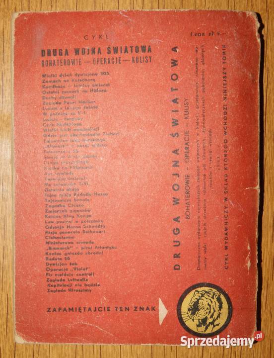 Żółty Tygrys Upadek regenta 1959