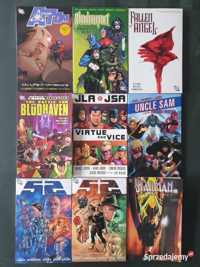 Zestaw 26 komiksów USA trade paperback Superbohaterowie Gdynia