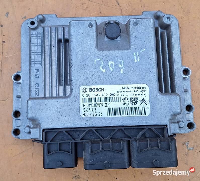 PEUGEOT CITROEN KOMPUTER STEROWNIK 0261S06472