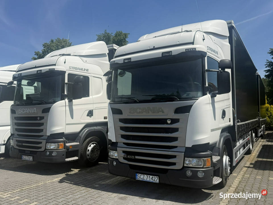Scania R410 bez EGR Zabudowy Wecon 120m Dach komputer pokładowy świętokrzyskie Widełki