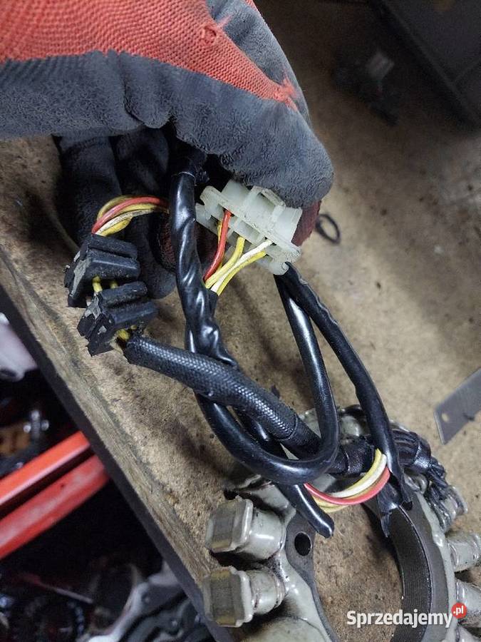 Kawasaki klr 600 iskrownik stojan zapłon cewki