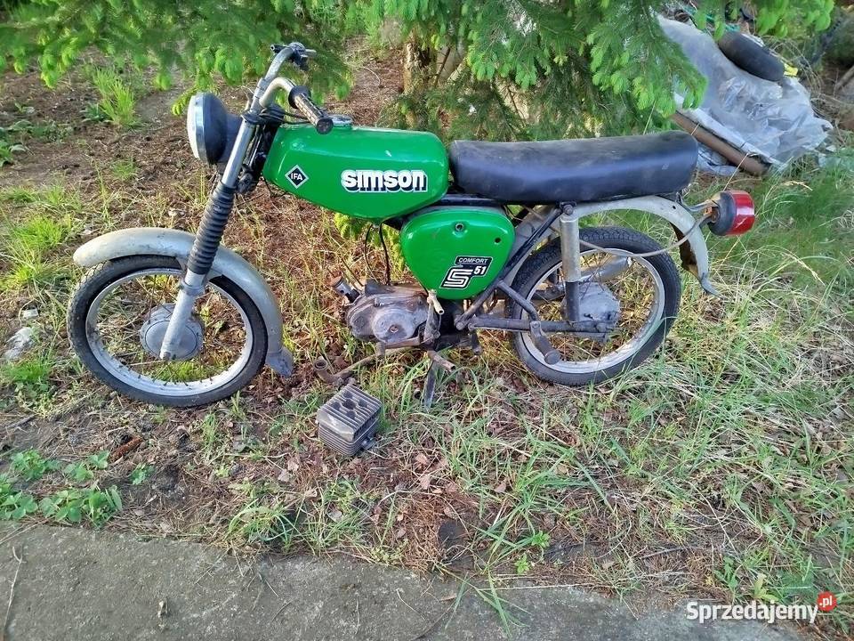 Simson S51 z 1989 roku zarejestrowany