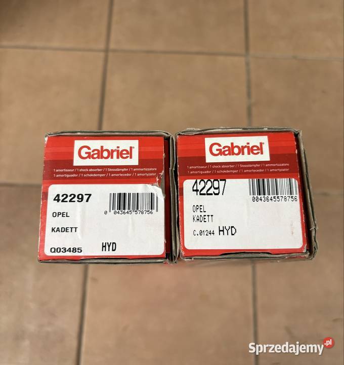 Amortyzatory olejowe Opel kadett 2 mazowieckie