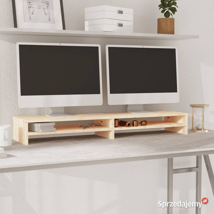 Podstawka na monitor 100x24x13 lite drewno Warszawa