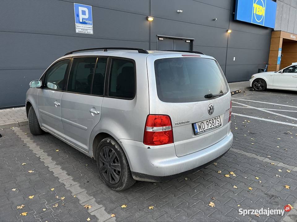 VW TOURAN 1T1 1T2 20 TDI 16V 7 miejsc szary mazowieckie Warszawa sprzedam