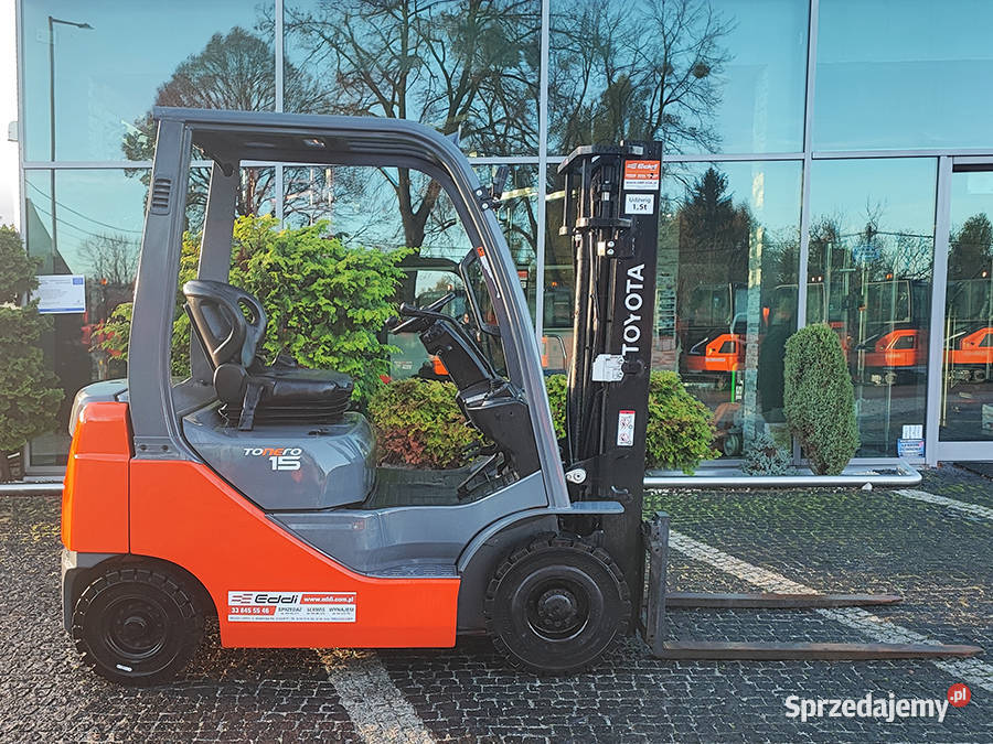 Wózek widłowy Toyota 028FDF15 15 t duplex 3 m Toyota Kęty