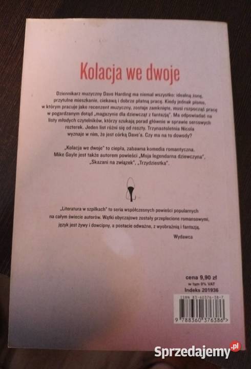 Mike Gayle Kolacja we dwoje Opole