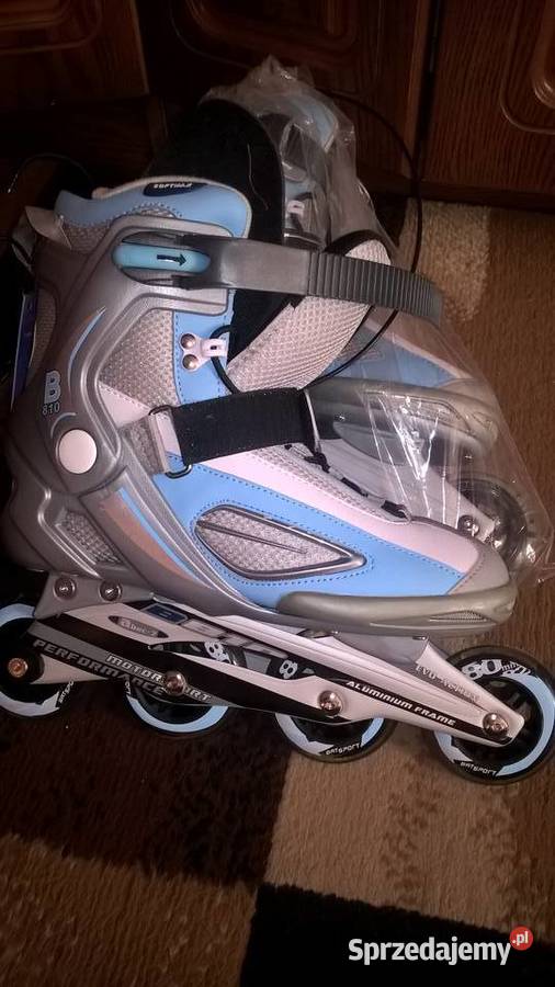Łyżwo rolki rozmiar 42 gumowe koła nowe sprzedam