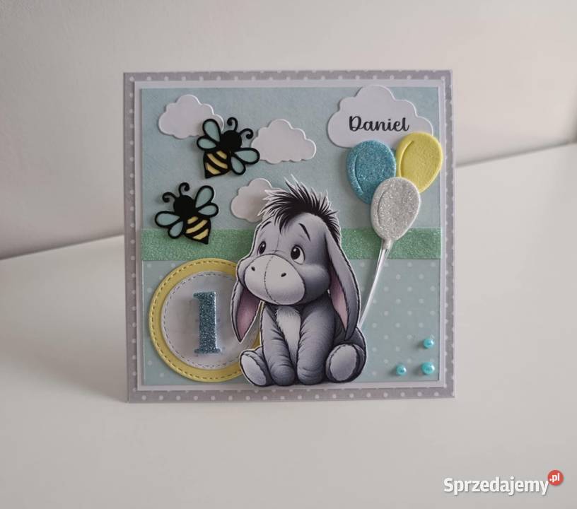 Personalizowana Kartka ręcznie robiona Łódź sprzedam