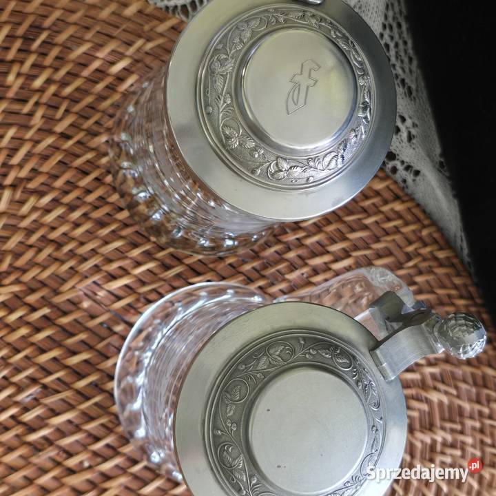 Niemieckie kufle z cynową pokrywą Pozostałe Warszawa sprzedam