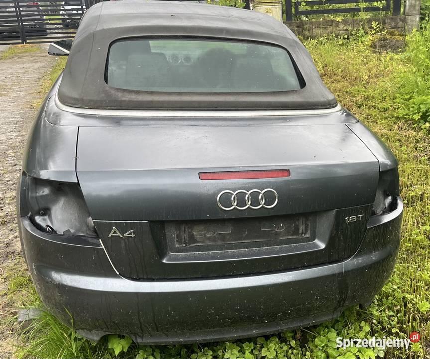 Audi a4 cabrio szary A4