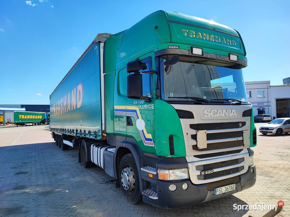 Sprzedam ciągnik Scania R420 40000kg Słubice