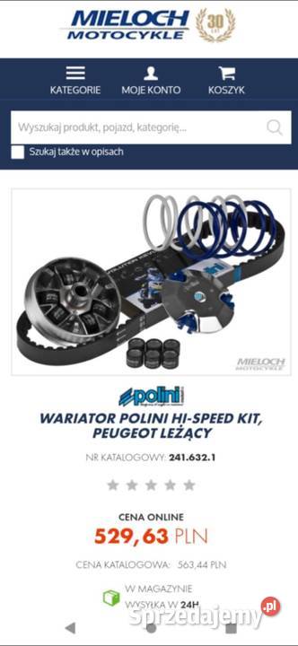 Polini kit hi speed polini peugeot leżący