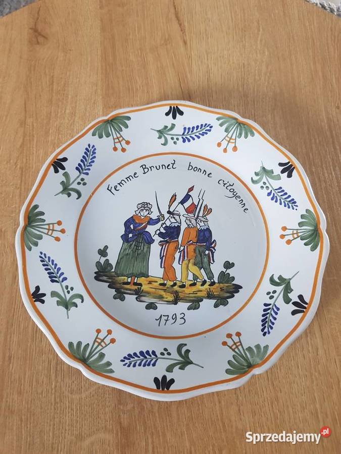 Talerz ozdobny Ceramika i szkło Wola Podłężna sprzedam