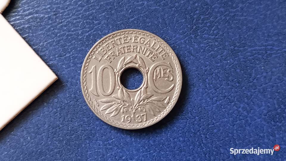 Stare monety 10 centym 1937 Francja Lesko sprzedam