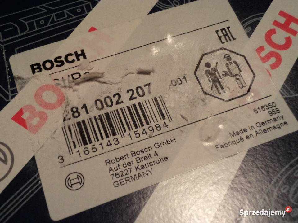 NOWY przepływomierz powietrza BOSCH 0 281 002 Pozostałe Wieluń sprzedam